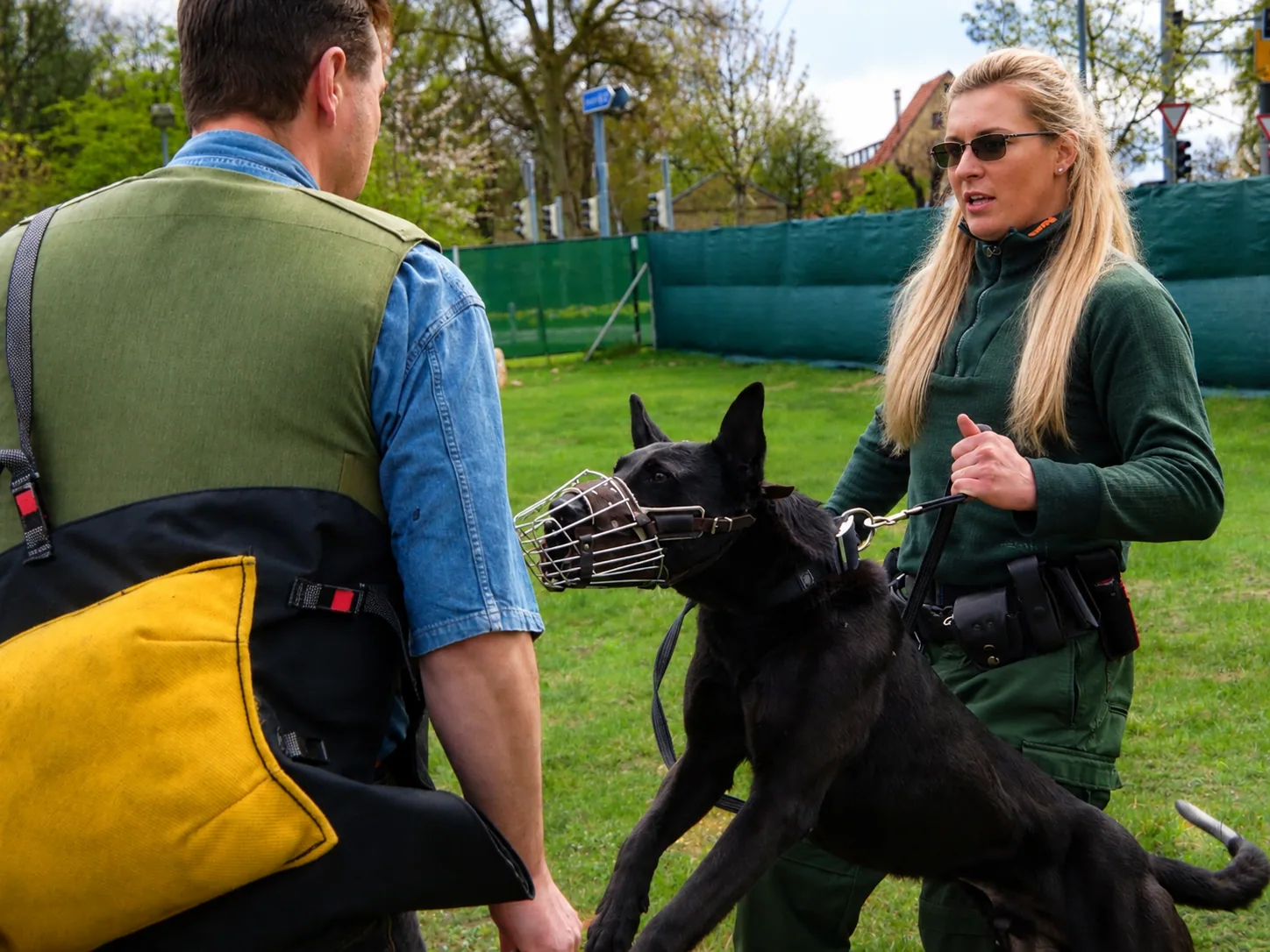 Thorsten Lapsit beim Hundetraining bei Angst und Aggression